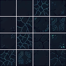 Tileset avec effets lumineux